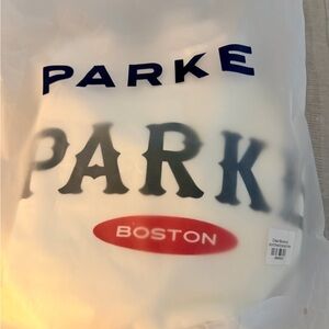 Parke Boston White Sweatshirt